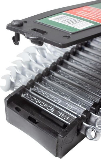 Set Open-end Ring Wrenches 6-32 Mm Cr-v 25 Pcs