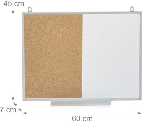 Relaxdays Relaxdays Magnetischer Trockenabwischbarer Tisch 45x60cm