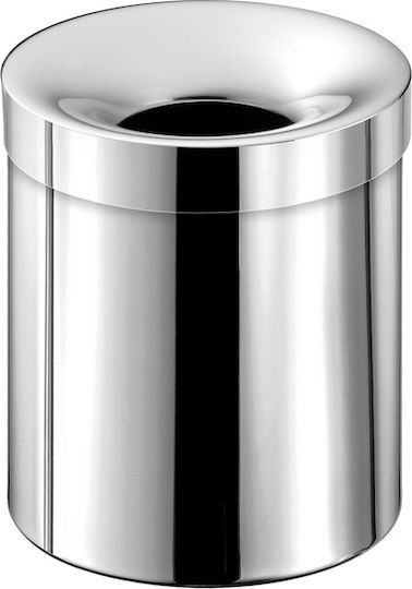 Sanco 90650-M102 Metallic Bathroom Bin 5lt Beige