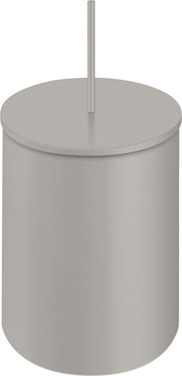 Sanco 90606-M102 Metallic Bathroom Bin 5lt Beige