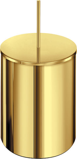 Sanco 90606-M102 Metallic Bathroom Bin 5lt Beige