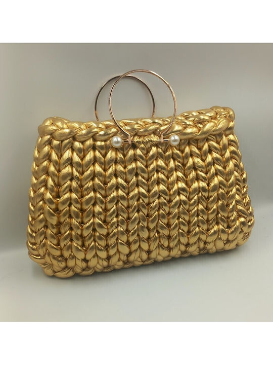 Women's Gold Handbag