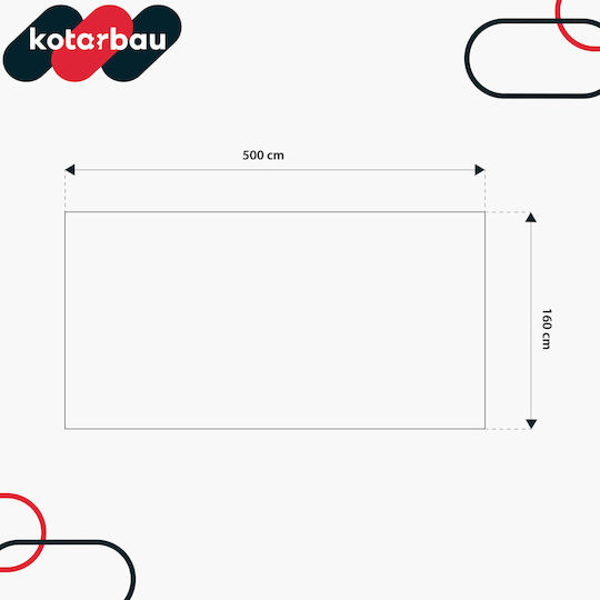 Kotarbau Ύφασμα Εδαφοκάλυψης 50gr/m² 1.6x2m Λευκό