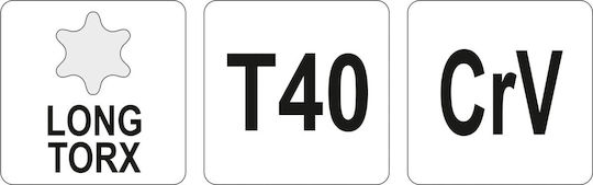 Yato Κλειδί Torx με Μύτη Μεγέθους T40 Long