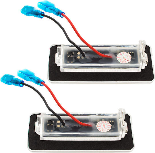 Mercedes Sprinter 95-06 Vw Lt Ii 96-06 Led License Plate Lights 2 Pcs Set
