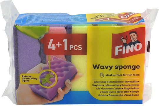 Fino Wavy Schwämme 4 Stück