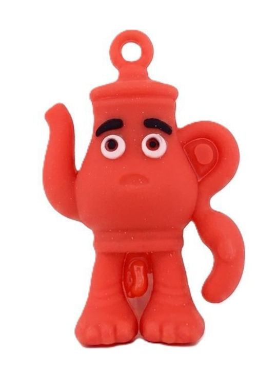 Silicone Keychain Flippy Brainrot Teapot Figurine Sahur 4 Cm Red Silicone Keychain Flippy Brainrot Teapot Figurine Sahur 4 Cm Red