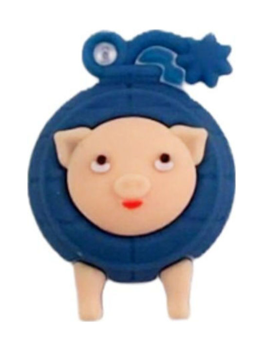 Silicone Keychain Flippy Brainrot Svinino Bombondino Figurine 4 Cm Blue Silicone Keychain Flippy Brainrot Svinino Bombondino Figurine 4 Cm Blue