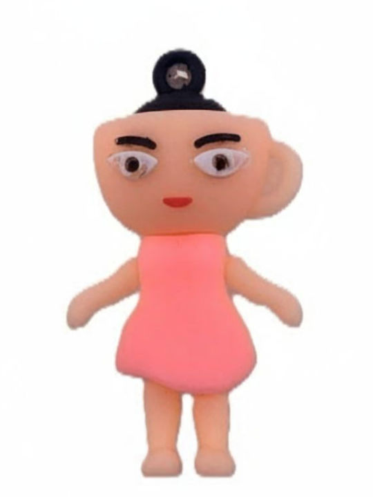 Silicone Keychain Flippy Brainrot Ballerina Cappuccina Figurine 4 Cm Pink Silicone Keychain Flippy Brainrot Ballerina Cappuccina Figurine 4 Cm Pink