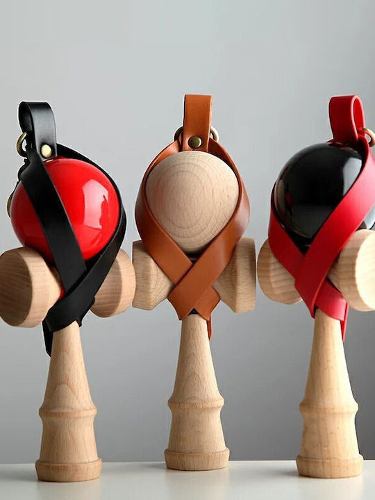 Husă Kendama Flippy Kendama Cutie De Depozitare Din Piele Ecologică Cataramă Clip Breloc Model 8 12 X 6 Cm Maro Deschis
