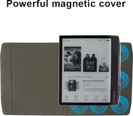 Pocketbook Flip Cover Ανθεκτική Μαύρη (Pocketbook Era)