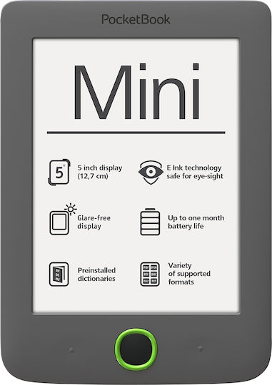 Pocketbook Флип Капак Черен (Pocketbook Mini 515)
