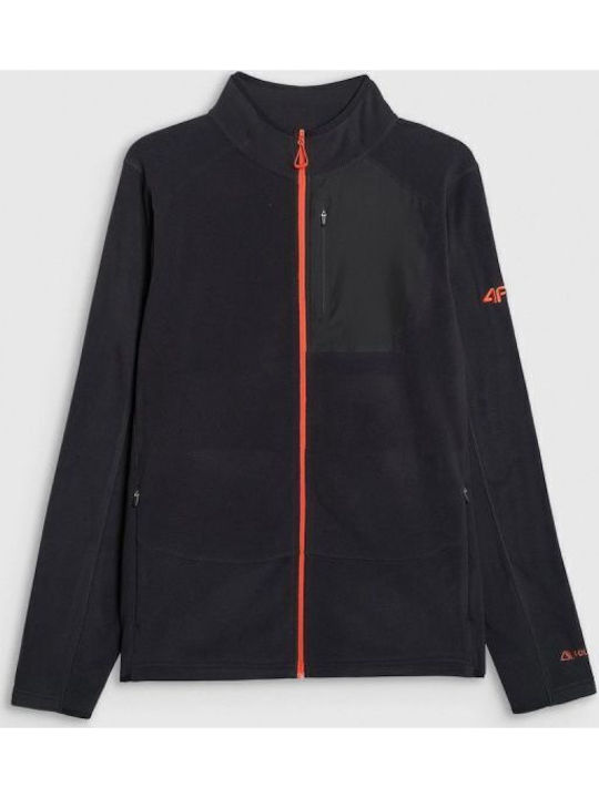 Ανδρική Ζακέτα Fleece Μαύρη