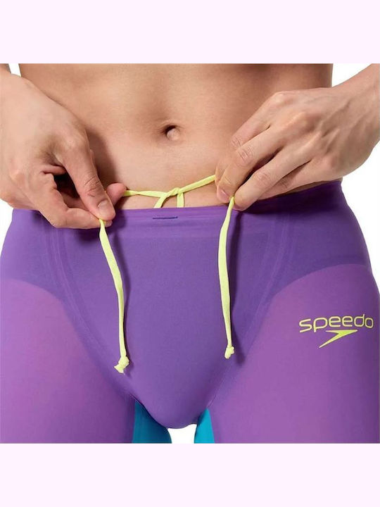 Speedo Lzr Pure Valor 2.0 Men's Racing Jammer Swimsuit Purple