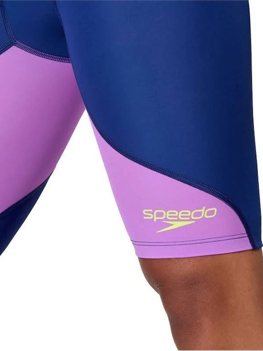 Speedo Fastskin Lzr Ignite Γυναικείο Αγωνιστικό Ολόσωμο Μαγιό Κολύμβησης Μπλε