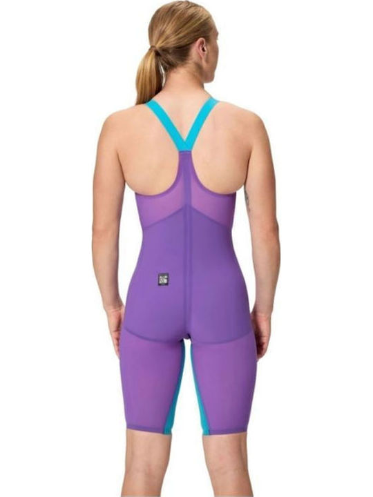 Speedo Fastskin Lzr Pure Valor 2.0 Closedback Women's Racing One Piece Swimsuit Purple