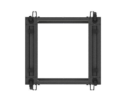 Lanberg Offener Rack 19″ 12u Verstellbare Tiefe 600-1000mm Schwarz