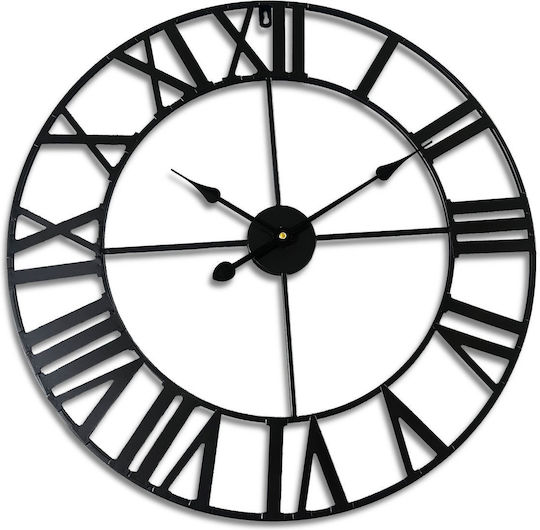 Relaxdays Wanduhren Schwarzes Ø60cm Relaxdays Wanduhren Schwarzes Ø60cm