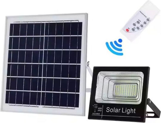 Jortan Ηλιακό Φωτιστικό 300W Ψυχρό Λευκό 6500K με Φωτοκύτταρο και Τηλεχειριστήριο IP66