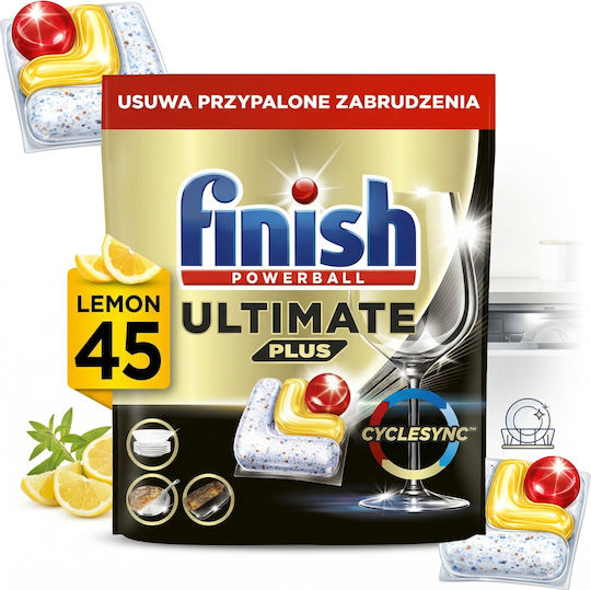 Finish Ultimate Plus Profesionale 2x45 Capsule Pentru Mașina de Spălat Vase Ecologice