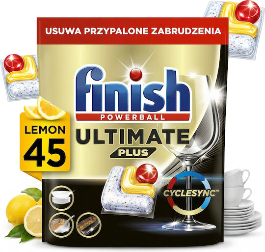 Finish Ultimate Plus Profesionale 2x45 Capsule Pentru Mașina de Spălat Vase Ecologice