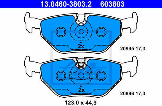Bmw 3 E36 Ate 13046038032 Brake Pads