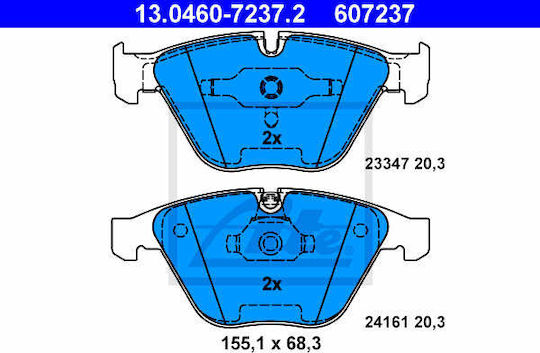 Placute de frana Bmw 3 E90 Ate 13046072372