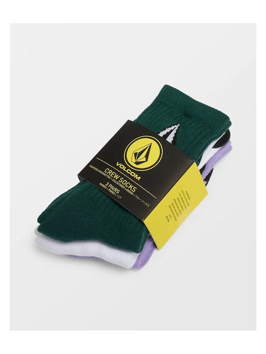 Volcom Kids' Socks Full Multicolour 3 Pack