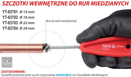 Yato Bürste Reinigung Auto 28mm