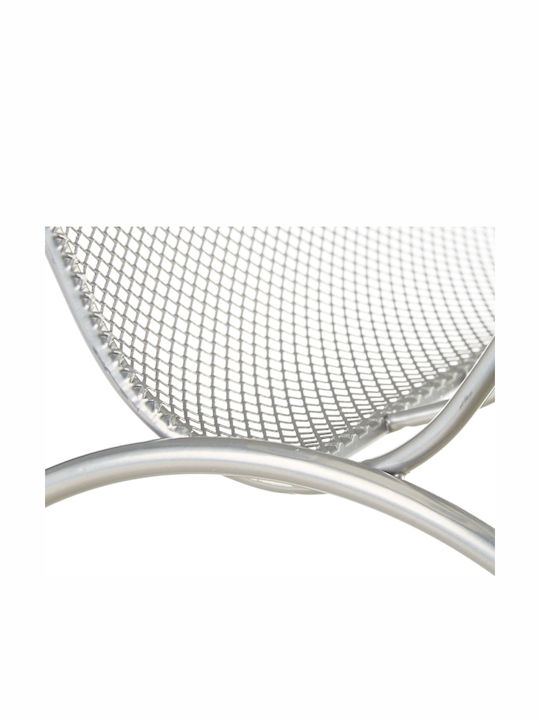 Relaxdays Raft De Reviste Argintiu 34x18x35cm