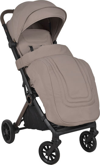 Bebe Stars Isla Baby Stroller Suitable for Newborn Almond Beige 8.7kg