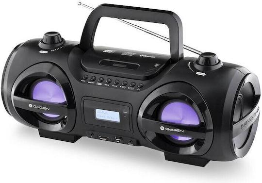 Fm Radio Cd Bluetooth Gogen Cdm 425 Btdab 25 W Mp3 Usb Sd Card Remote Control Black Silver