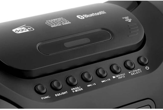 Fm Radio Cd Bluetooth Gogen Cdm 425 Btdab 25 W Mp3 Usb Sd Card Remote Control Black Silver