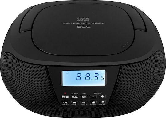 Ecg Cdr 550 Radio Cd Player 2 X 1.5 W Rms Tuner Fm Memorie 40 Posturi Usb Negru