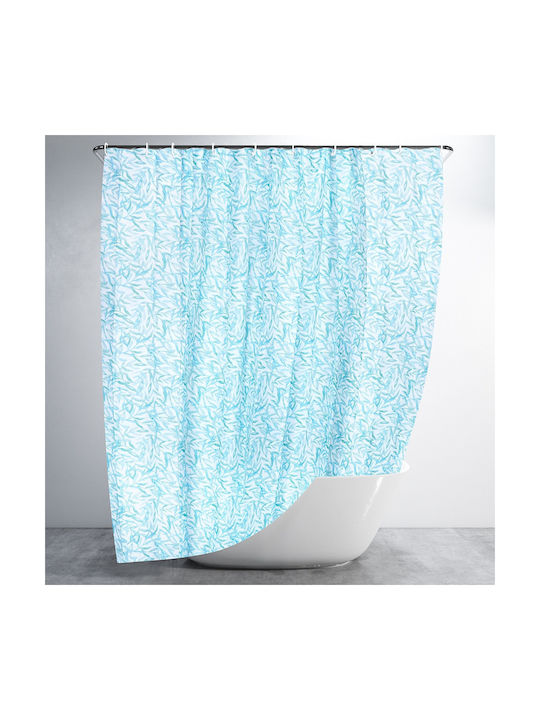 Curtain Shower Curtain Fabric 180x200cm Blue