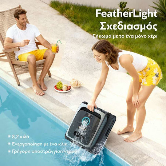 Aiper Scuba V3 Wireless Robotic Pool Cleaner Bottom For Pools 150m² With Filter 3.5lt