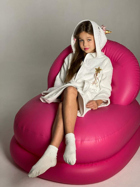 Rebeka Home Kids Bathrobe Beige with Hood