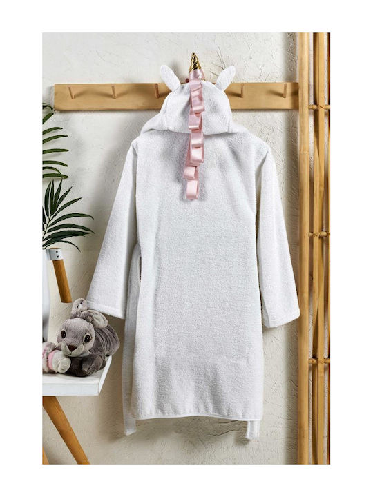 Rebeka Home Kids Bathrobe Beige with Hood