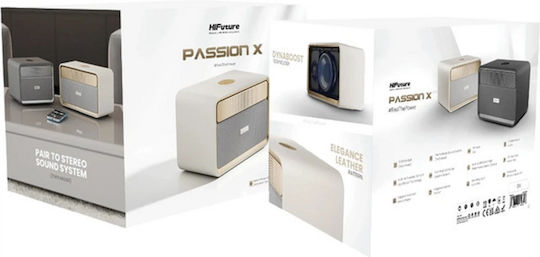 HiFuture Passion X Ηχείο Bluetooth 100W Μπεζ