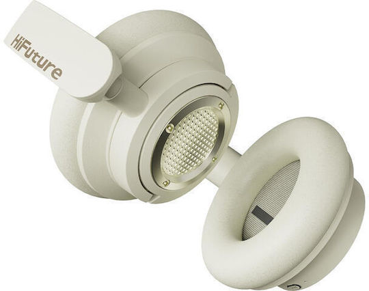 HiFuture FutureTour X Wireless / Wired Over Ear Headphones with 35 Hours Playing Time Beige
