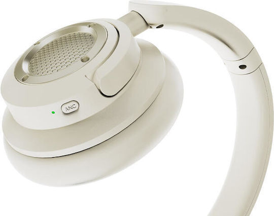 HiFuture FutureTour X Wireless / Wired Over Ear Headphones with 35 Hours Playing Time Beige