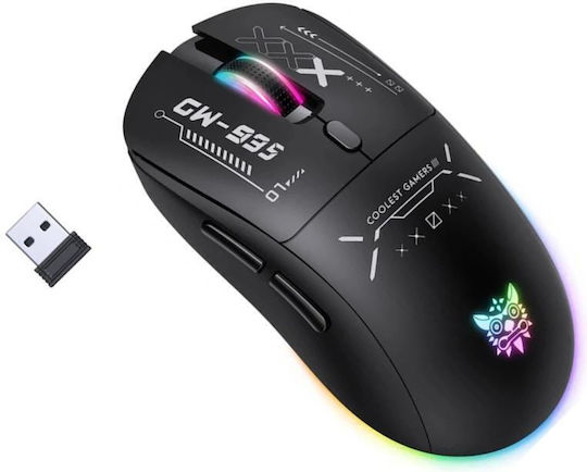 Onikuma CW935 Wireless RGB Gaming Mouse 12800 DPI Black
