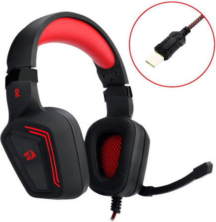 Redragon Muses 2 Over Ear Gaming Headset με σύνδεση USB