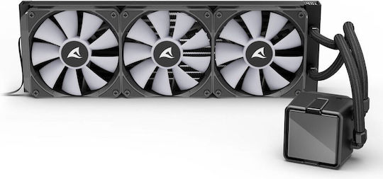Sharkoon S100 Răcire cu Lichid AIO CPU cu 3 Ventilatoare de 120mm și Iluminare ARGB