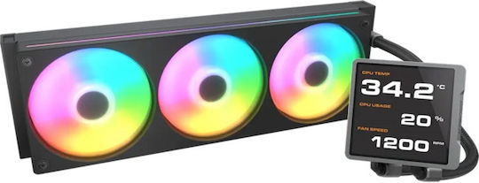 Cougar Poseidon Vistek PRO Υδρόψυξη AIO CPU με 2 Ανεμιστήρες 120mm και ARGB Φωτισμό