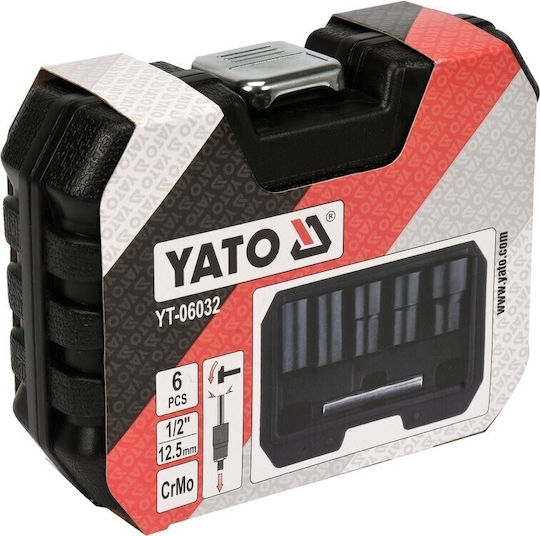 Set Extractoare Șuruburi Yato 6 Buc 1/2"