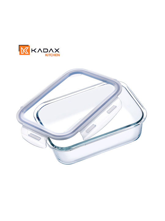 Kadax Set Cutii De Prânz Din Sticlă Transparente 4 Bucăți