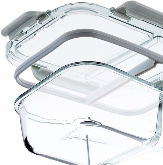 Kadax Kadax Set Mittagsboxen Glas 22x17cm 4 Stück