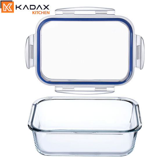 Kadax Set Mittagsboxen Glas Transparente 4 Stück