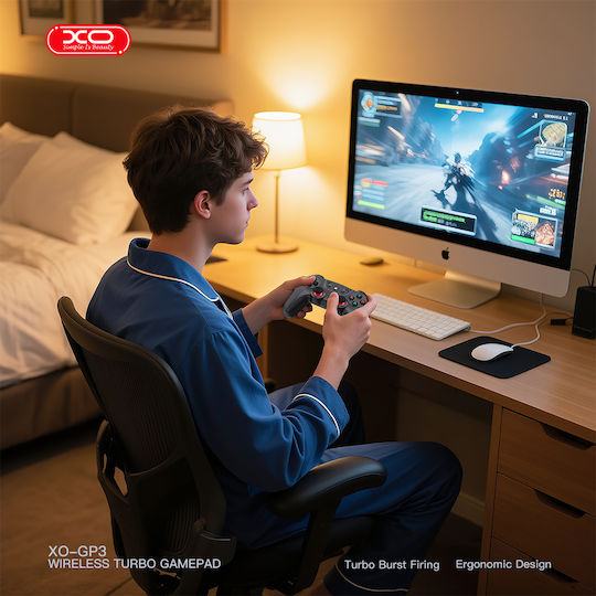 Ασύρματο Gamepad για Android / PC / PS3 / PS4 Γκρι